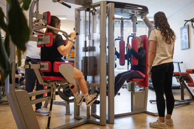 Freies Training im Trainingsbereich